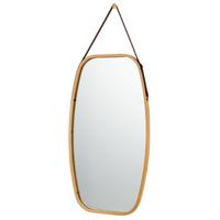 BADEZIMMERSPIGEL Holz - Naturfarben, Naturmaterialen (77/2/44cm) - COSTWAY
