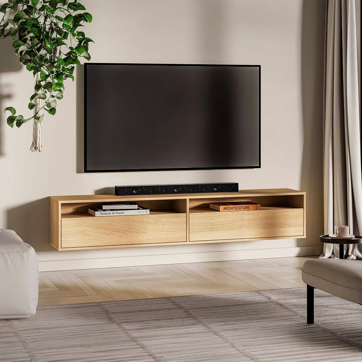TV-MÖBEL Nila Holz - Braun, Holzwerkstoff (180/33/33cm) - Petits-meubles