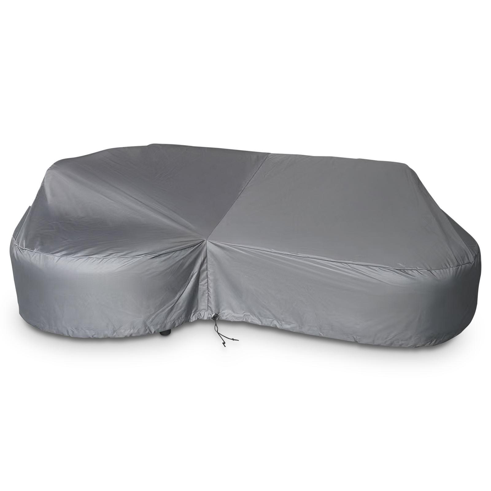 ABDECKHAUBE SORRENTO - Grau, Textil (225/73/143cm) - IDIMEX