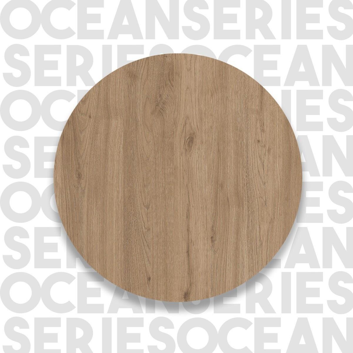 BADEZIMMERSCHRANK mit 2 türen und 5 fächern 35,5/161,6/60 cm - Eschefarben, Holzwerkstoff (60/161.6/35.5cm) - Calicosy