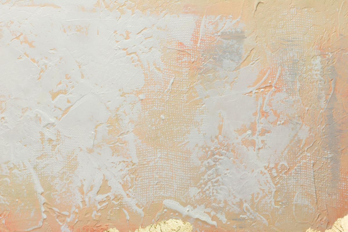 ÖLGEMÄLDE 80/80 cm - Pink/Beige, Holz/Textil (80/80cm) - KUNSTLOFT
