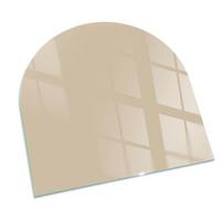 GLASPLATTE für Kamin 100x100 cm - Gelb, Glas (100/100/0.4cm) - TULUP
