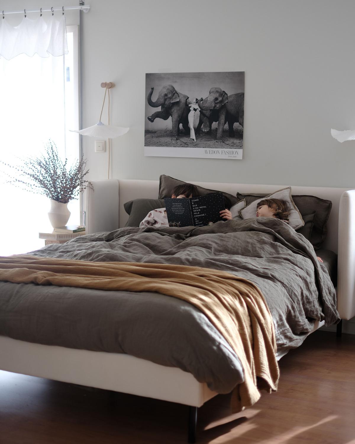 POLSTERBETT 160/200cm Helles Beige Arette - Beige, Textil (160/200cm) - Beliani