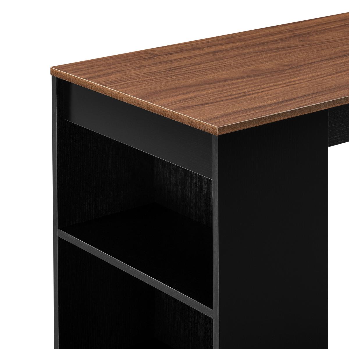 BARTISCH Kouvala - Schwarz, Holzwerkstoff (50/110/103cm) - [en.casa]