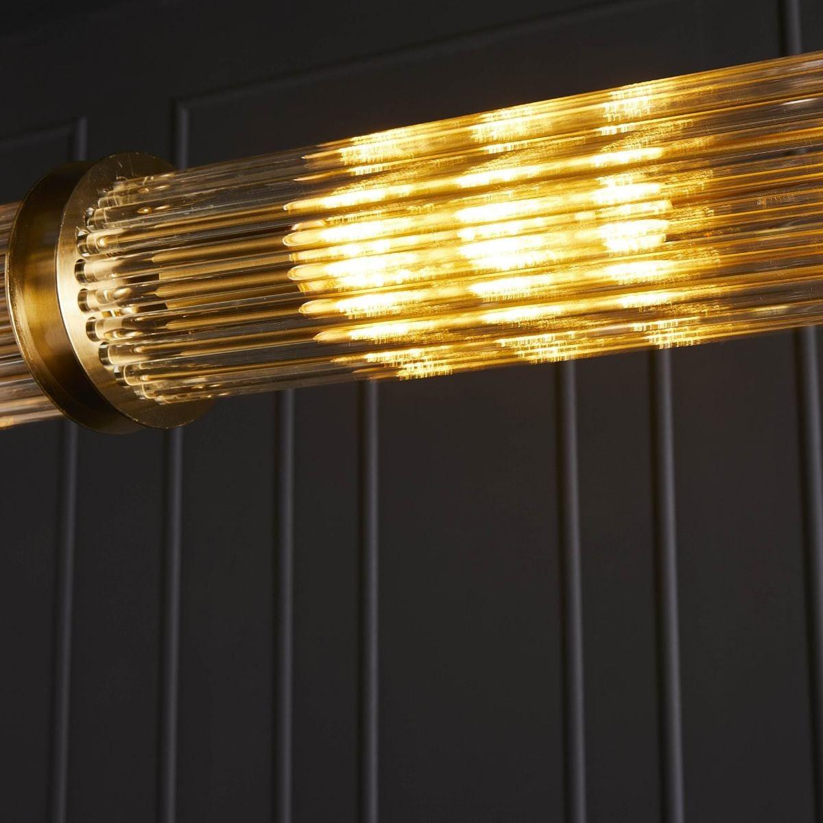 DOPPELGLAS Metall Messing Rohraufhängung - Goldfarben, Metall (20/120/120cm) - Signature