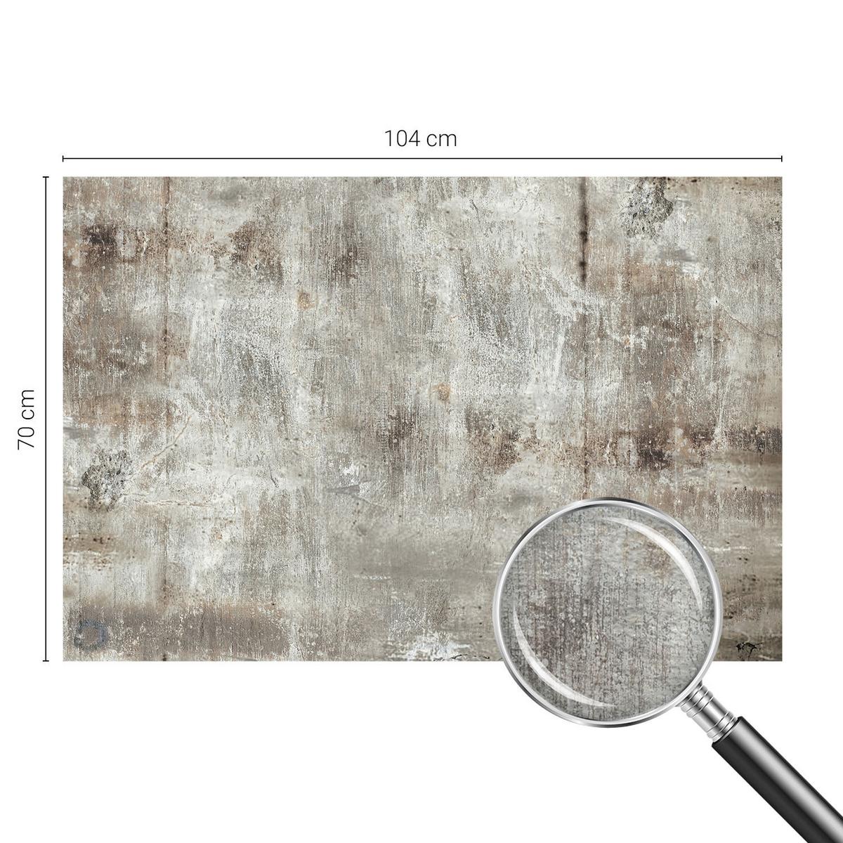 FOTOTAPETE 104x70 cm - Industriefläche - Grau, Textil (104/70cm) - Wallfluent