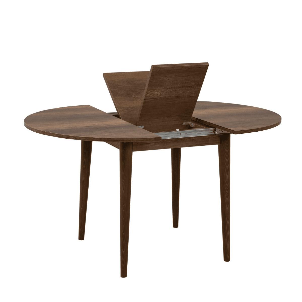 TISCH mit Massivholzbeinen - vina 100/100/75 cm - Naturfarben, Holzwerkstoff (105/100/75cm) - Calicosy