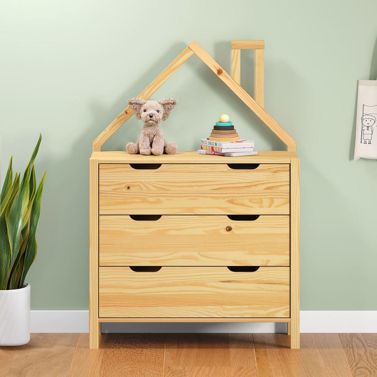 KOMMODE ELANO natur - Naturfarben, Holz (83/120/41cm) - IDIMEX