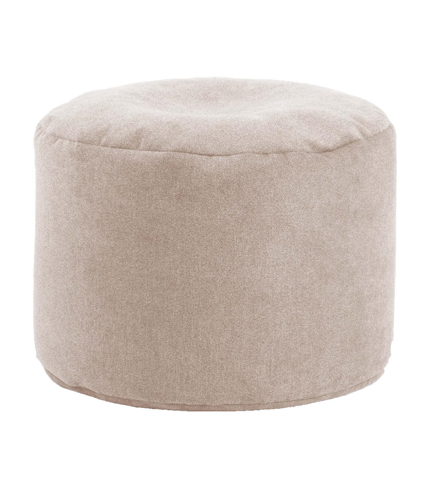 POUF Der Ruhepouf - Beige, Textil (60/40/60cm) - Mokebo