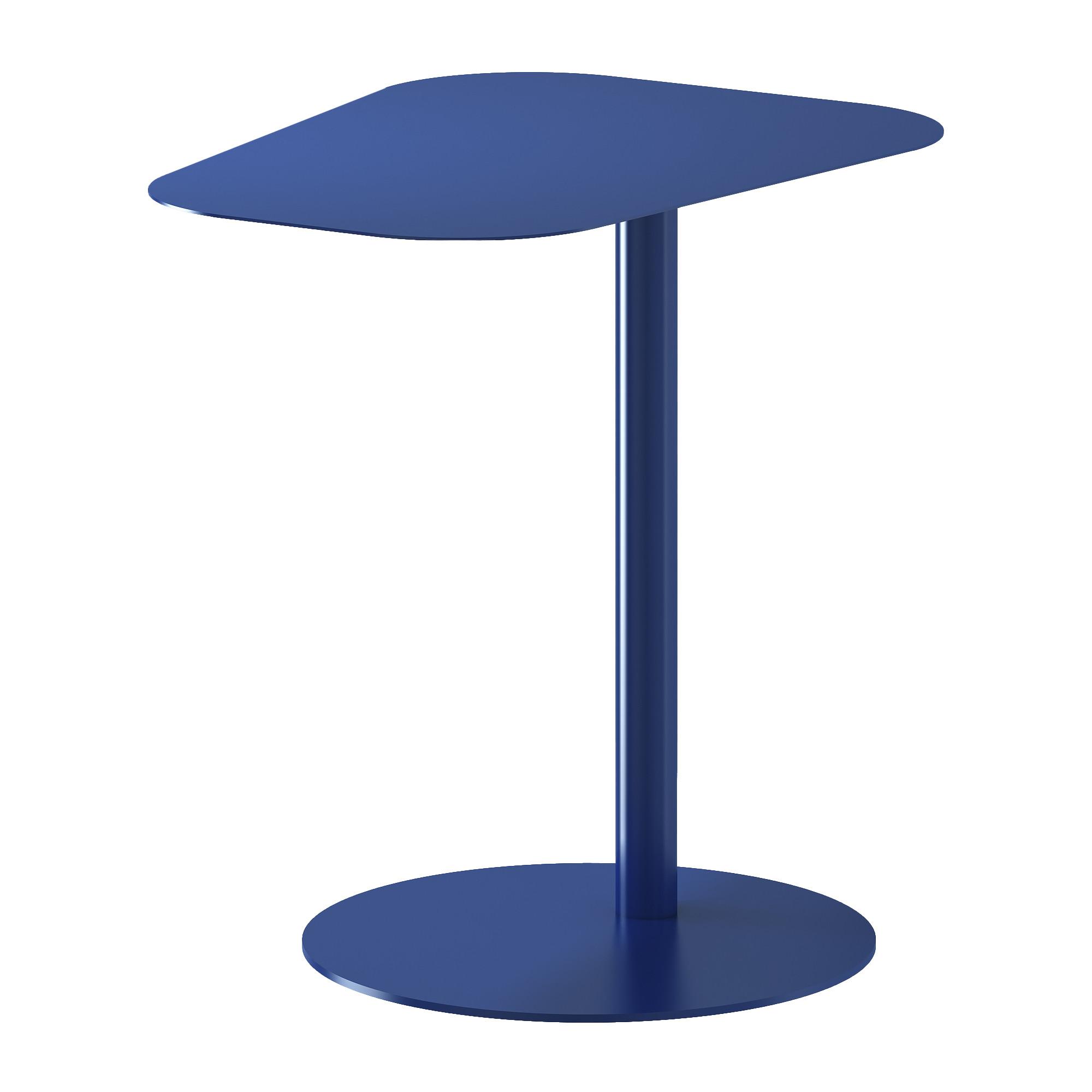 BEISTELLTISCH Nastätten - Dunkelblau, Metall (38/50/50cm) - [en.casa]