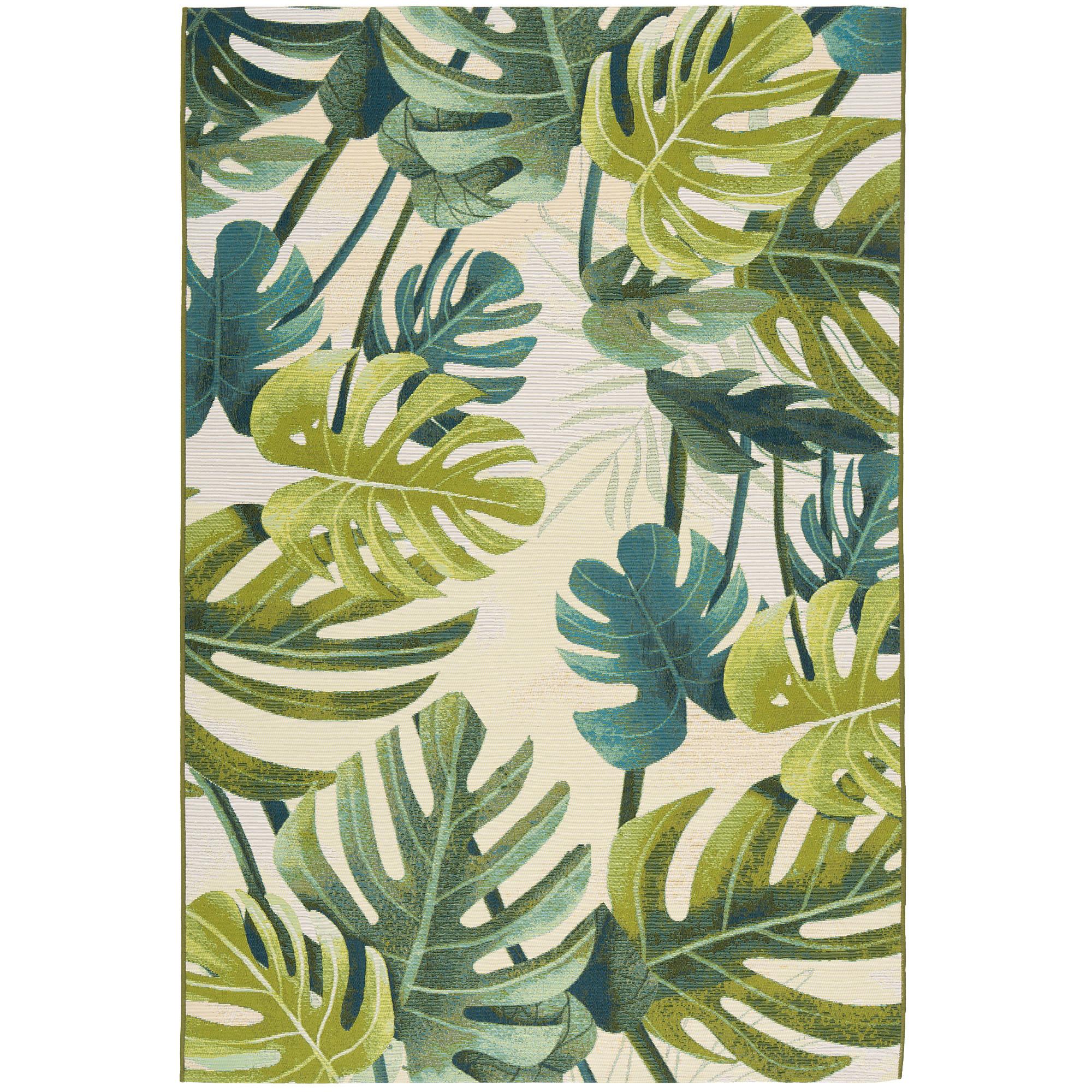 IN- & OUTDOOR TEPPICH MALIBU - Dunkelgrün, Textil (80/165cm) - Pergamon