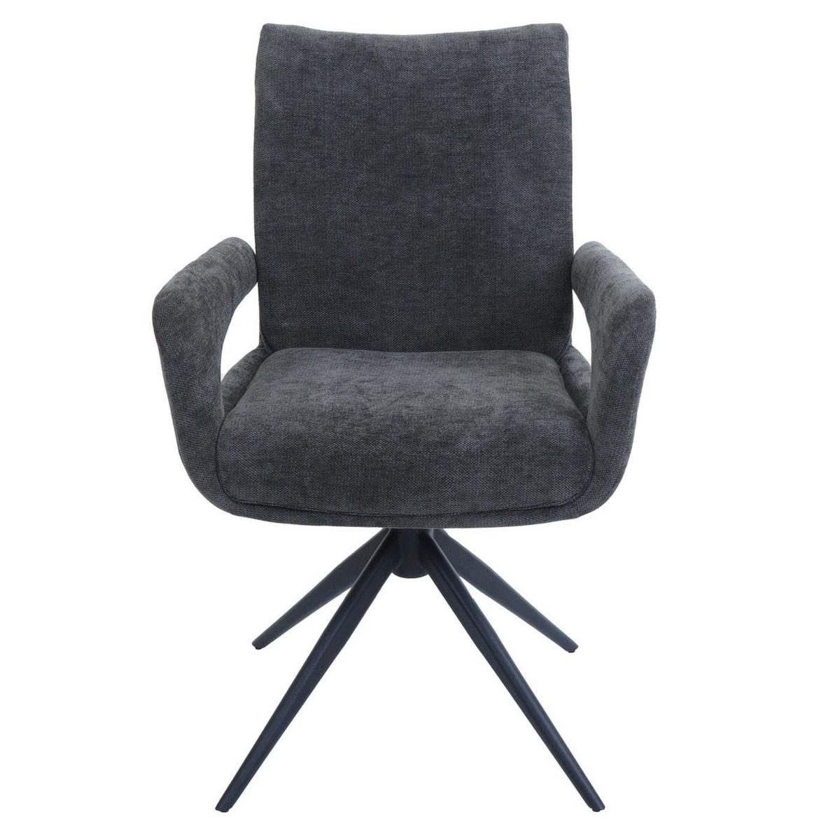ESSZIMMERSTUHL Grau - Dunkelgrau/Grau, Textil (60/90/60cm) - MCW
