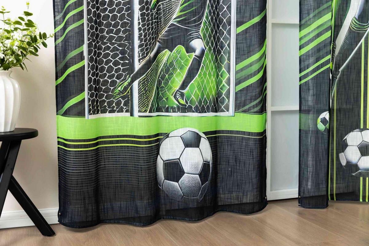 VORHANG SEOUL HxB 245x140 cm Tor - Grün, Textil (140/245cm) - Gardinenbox