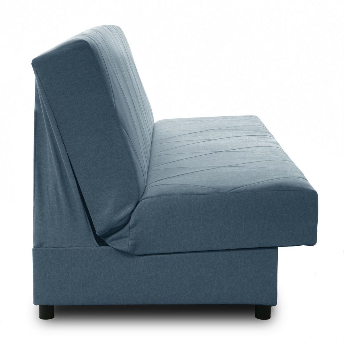 SCHLAFSOFA VERO mit Schlaffunktion Castel 74 - Blau, Textil (191/88/90cm) - Lookway