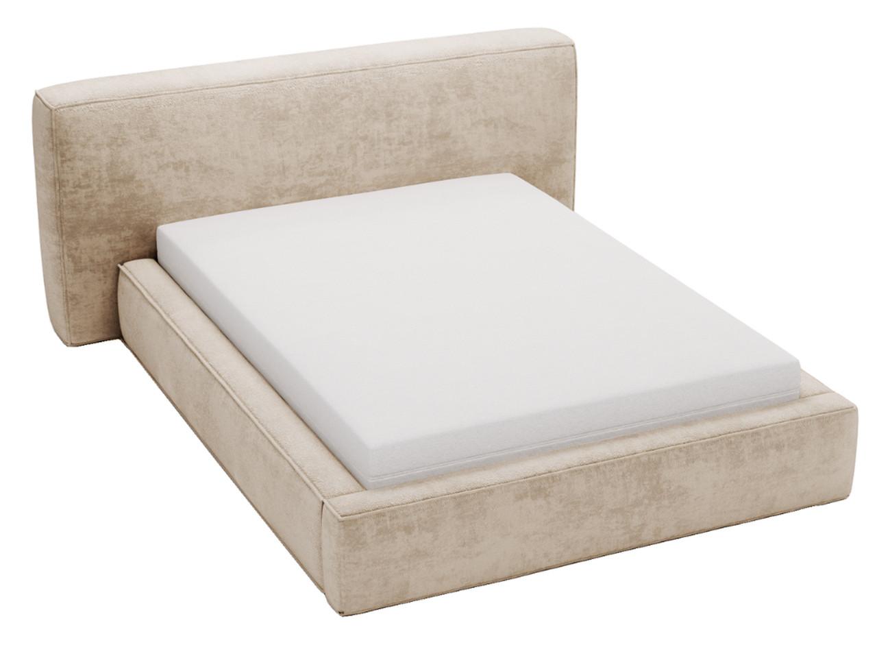 POLSTERBETT Monza 140x200 Beige - Beige, Textil (140/200cm) - Graingold