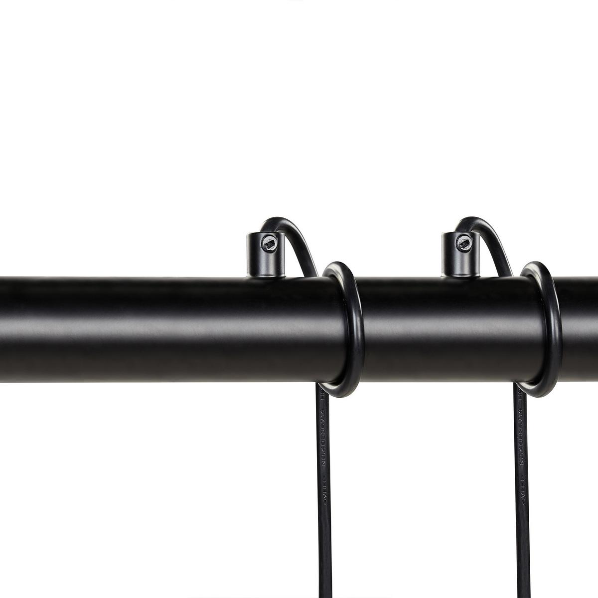 HÄNGELEUCHTE Tutaki 16/61/162 cm - Schwarz, Metall (16/61/162cm) - Beliani