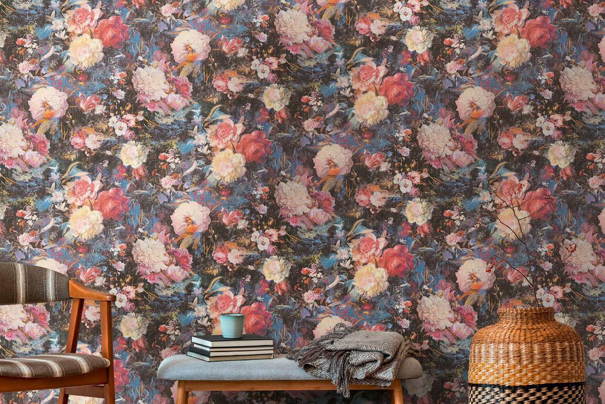 VLIESTAPETE Bunt 53/1005 cm - Multicolor, Textil (53/1cm) - KUNSTLOFT