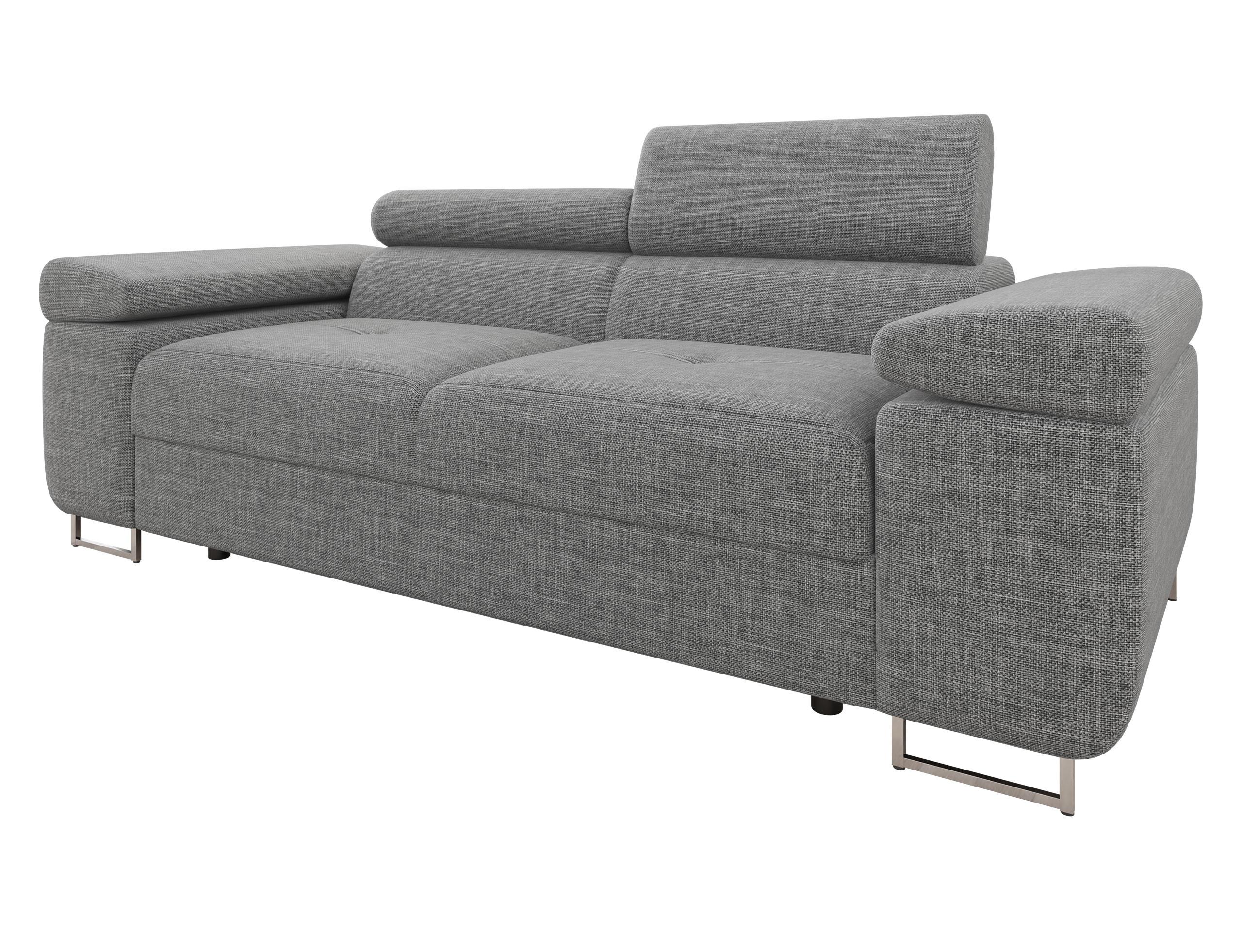 SOFA Torezio 2 - Hellgrau, Holz/Textil (198/90/102cm) - MIRJAN24