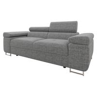 SOFA Torezio 2 - Hellgrau, Holz/Textil (198/90/102cm) - MIRJAN24