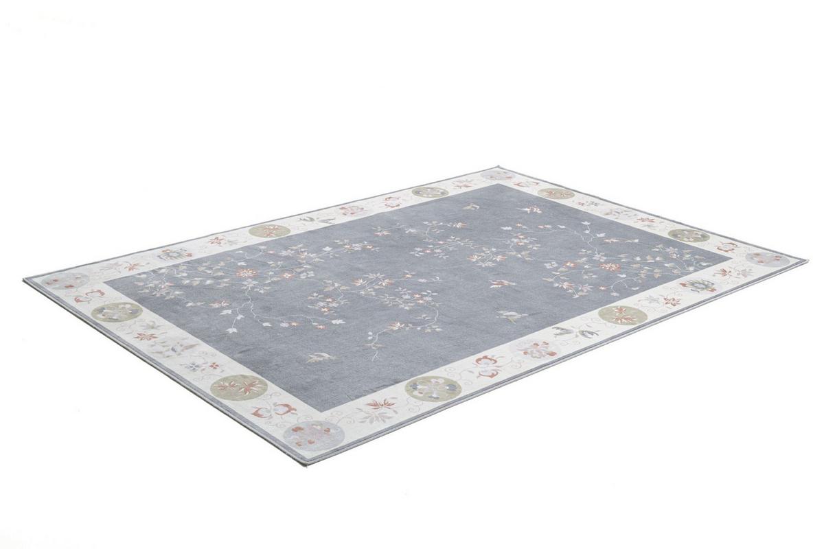 FLACHWEBETEPPICH Cherina 200x290 cm - Grau, Textil (200/290cm) - Gino Falcone