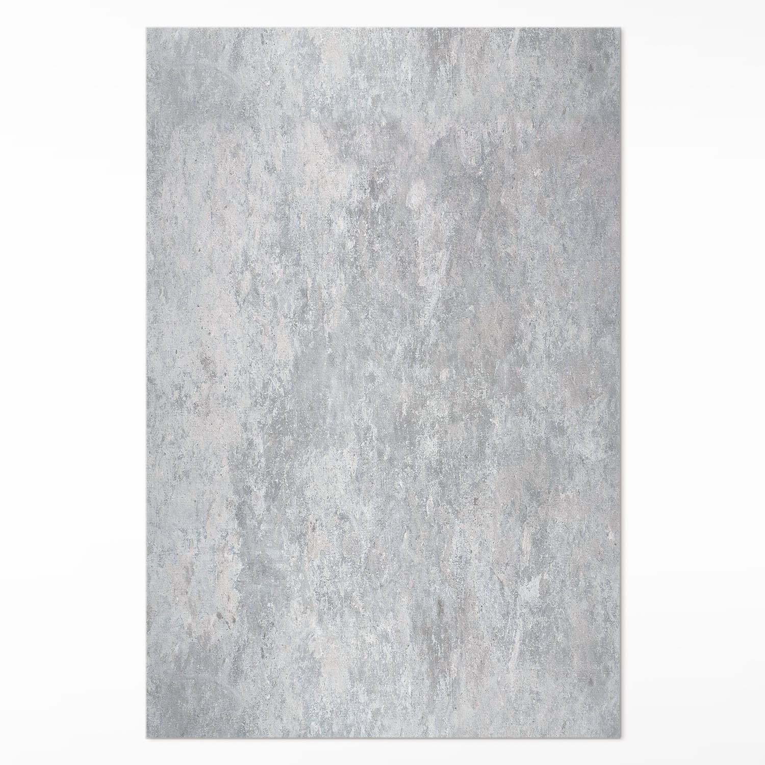 TEPPICH 60x90 cm Betonwand Steinstruktur - Platinfarben, Kunststoff (60/90cm) - Wallfluent