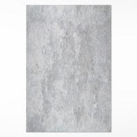 TEPPICH 60x90 cm Betonwand Steinstruktur - Platinfarben, Kunststoff (60/90cm) - Wallfluent