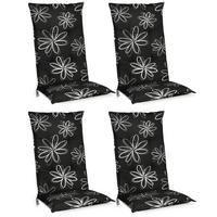 HOCHLEHNERAUFLAGE Flores 120/50/6cm Ornamente 4tlg - Multicolor, Textil (50/6/120cm) - Beautissu 