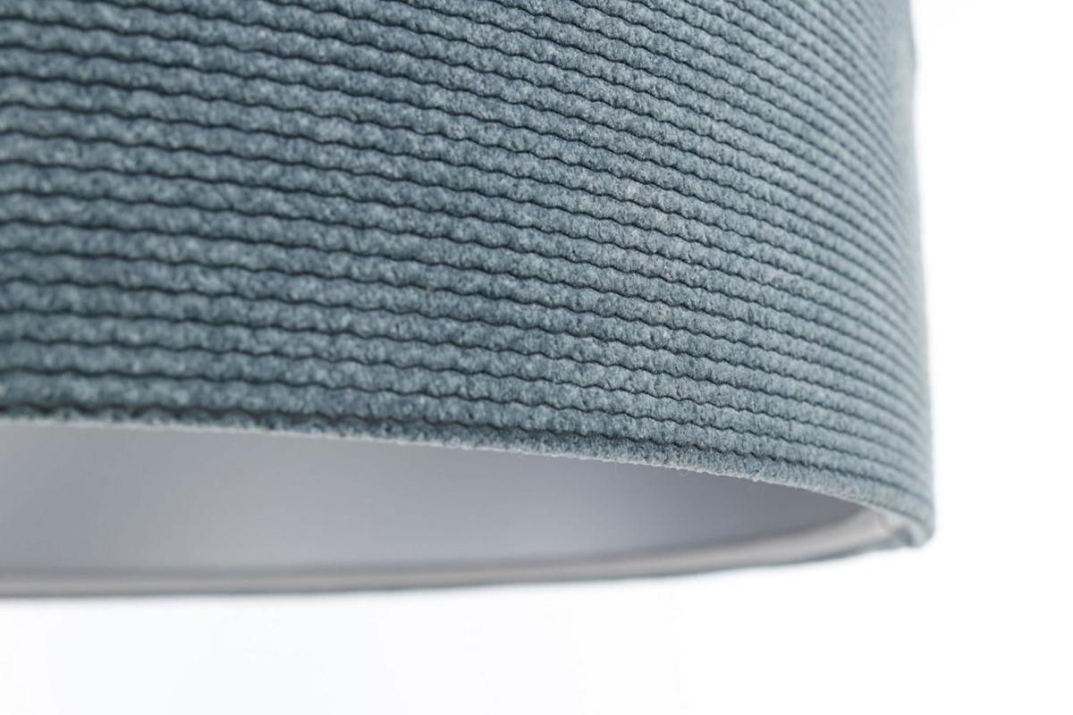 HÄNGELEUCHTE Blau 60/30 cm - Blau/Silberfarben, Kunststoff (60/1/30cm) - ONZENO