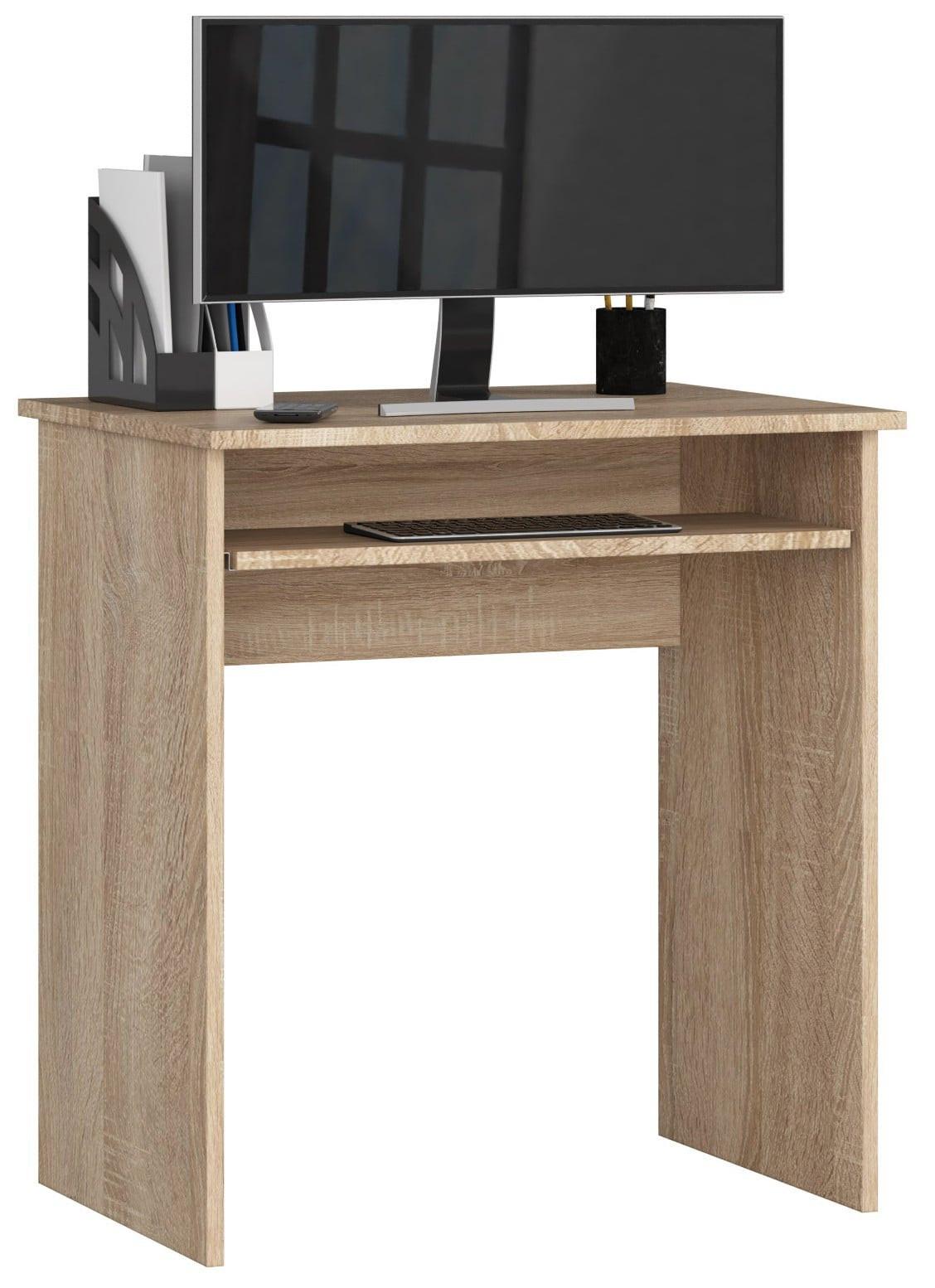 SCHREIBTISCH Eiche Sonoma 74/68/51 - Sonoma Eiche, Holzwerkstoff (155/85/74cm) - RAUMHIRSCH FURNITURE