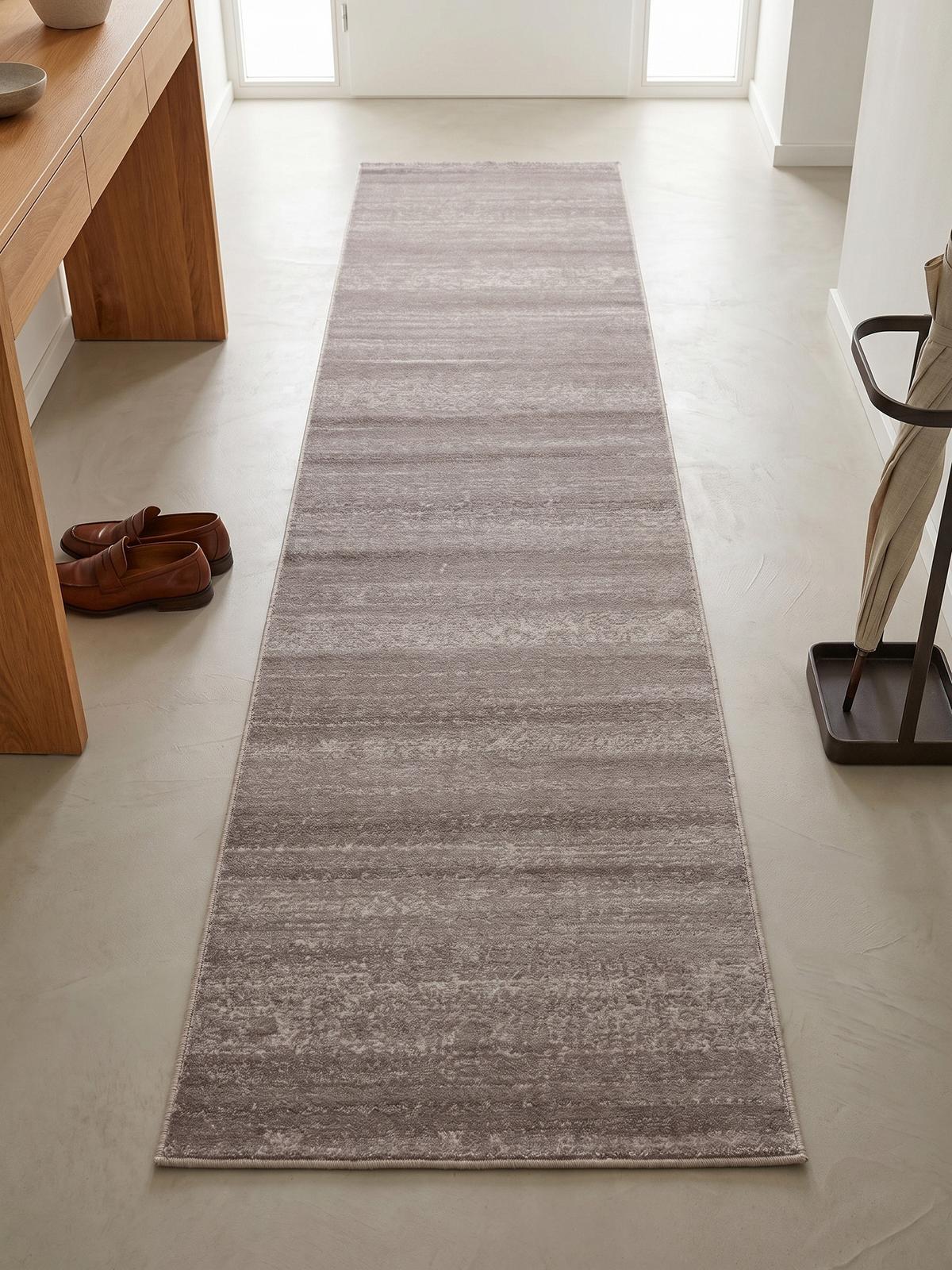 KURZFLORTEPPICH INN, einfarbig, Beige, 80 x 300 cm - Beige, Textil (300/80cm) - KADIMA DESIGN