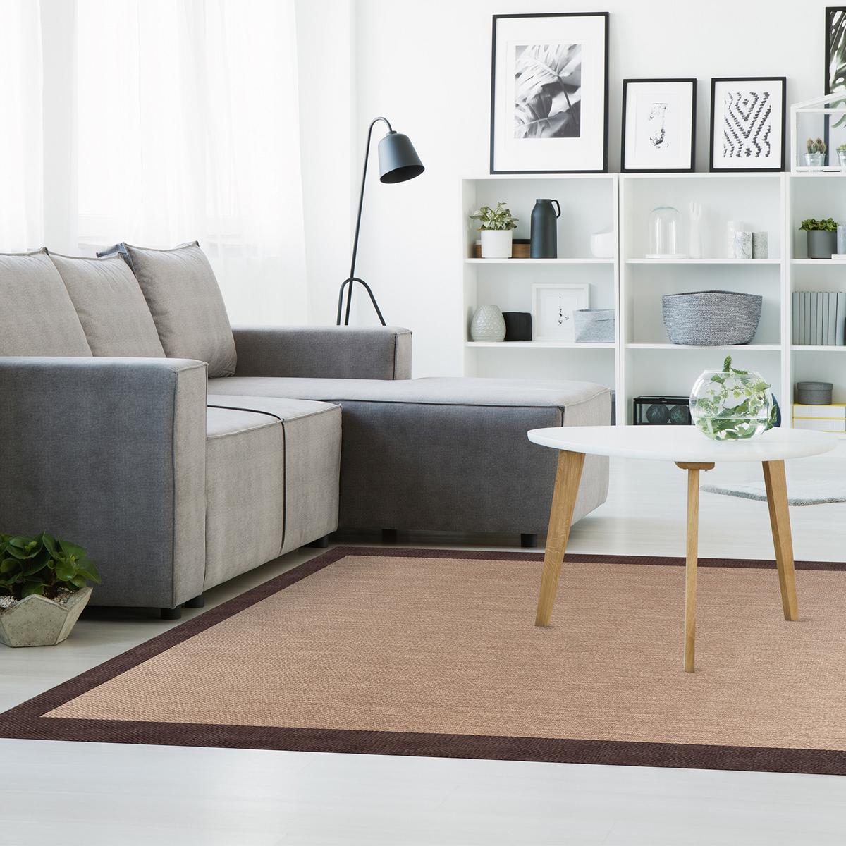 TEPPICH Premium en Vinyle Dunkelbraun 120x180 cm - Braun, Kunststoff (120/180cm) - STORESDECO