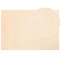 SHAGGY-KUNSTFELLTEPPICH Thatta 230/160 cm - Beige, Kunststoff (160/230cm) - Beliani
