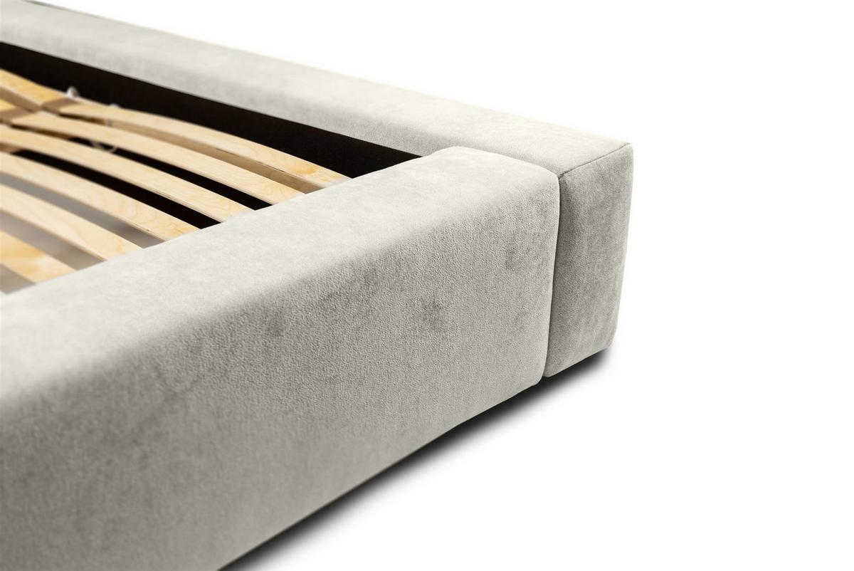 POLSTERBETT Grove In Ditra - Creme, Holzwerkstoff/Textil (180/200cm) - Fun Möbel