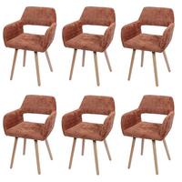ESSZIMMERSTUHL Orange - Terracotta/Orange, Textil (56/80/53cm) - MCW