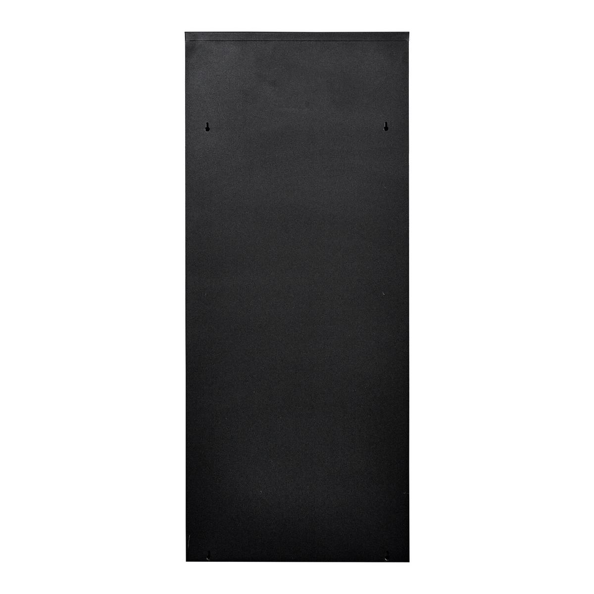 SCHUHKIPPER Sokndal - Schwarz, Metall (50/118/15cm) - [en.casa]