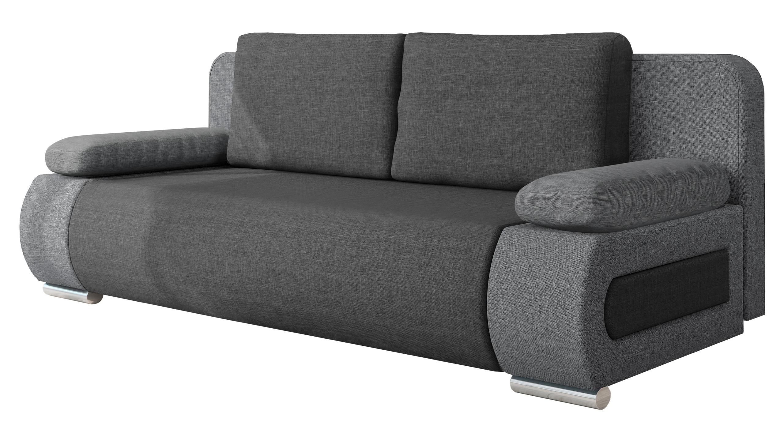 SCHLAFSOFA Emma - Alufarben, Holz/Kunststoff (200/77/92cm) - MIRJAN24