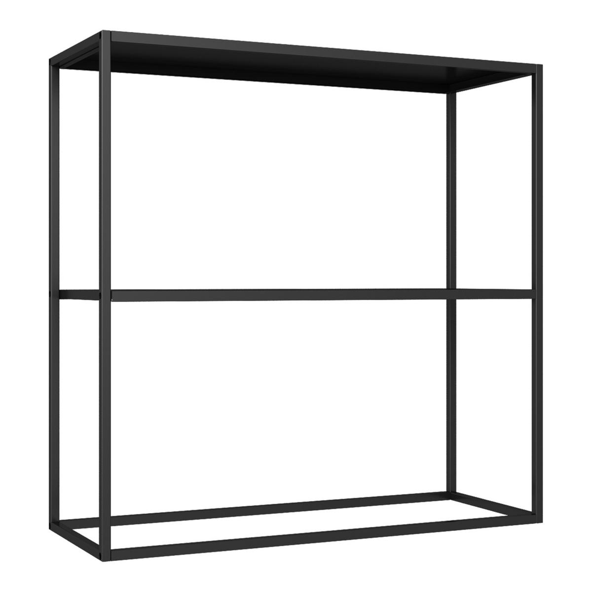 KONSOLENTISCH Strömstad - Schwarz, Metall (26/80/80cm) - [en.casa]