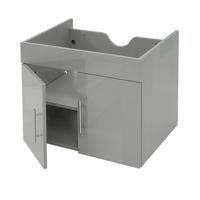 WASCHBECKENUNTERSCHRANK Grau - Grau, Holzwerkstoff (59/48/46cm) - MCW