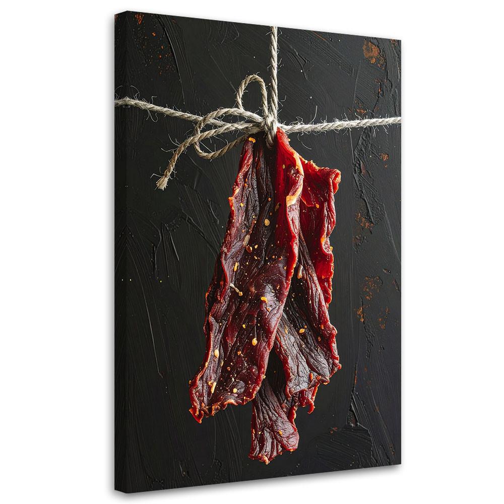LEINWANDBILD Essen & Trinken 60x90cm - Rot, Textil (60/90cm) - Feeby
