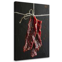 LEINWANDBILD Essen & Trinken 20x30cm - Rot, Textil (20/30cm) - Feeby