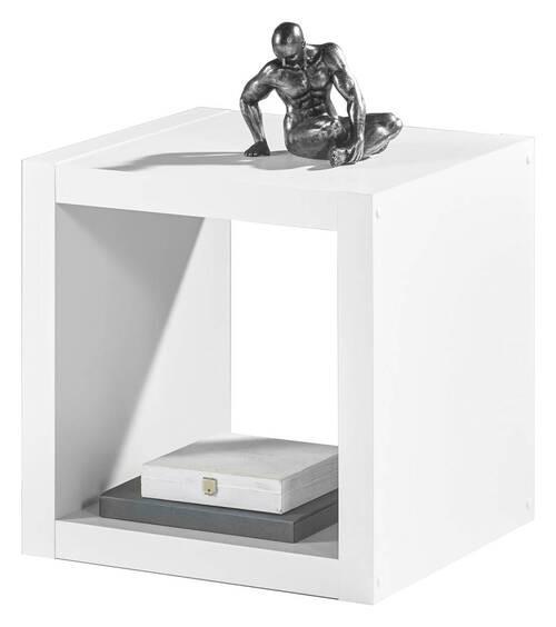Stolić/polica Style - bijela, Konvencionalno, drvni materijal (41/41/38cm) - Modern Living