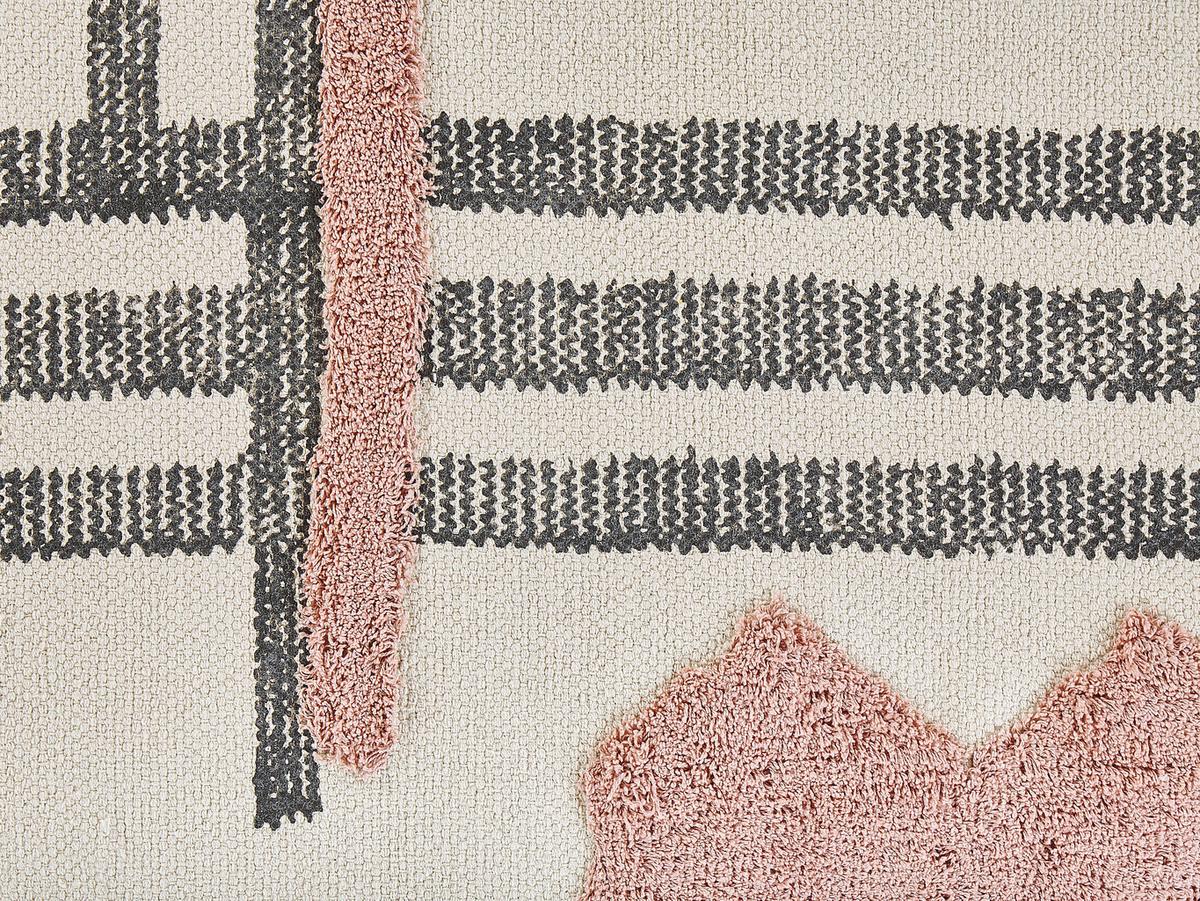 KURZFLOR-TEPPICH Muradiye 230/160 cm - Beige, Textil (160/230cm) - Beliani