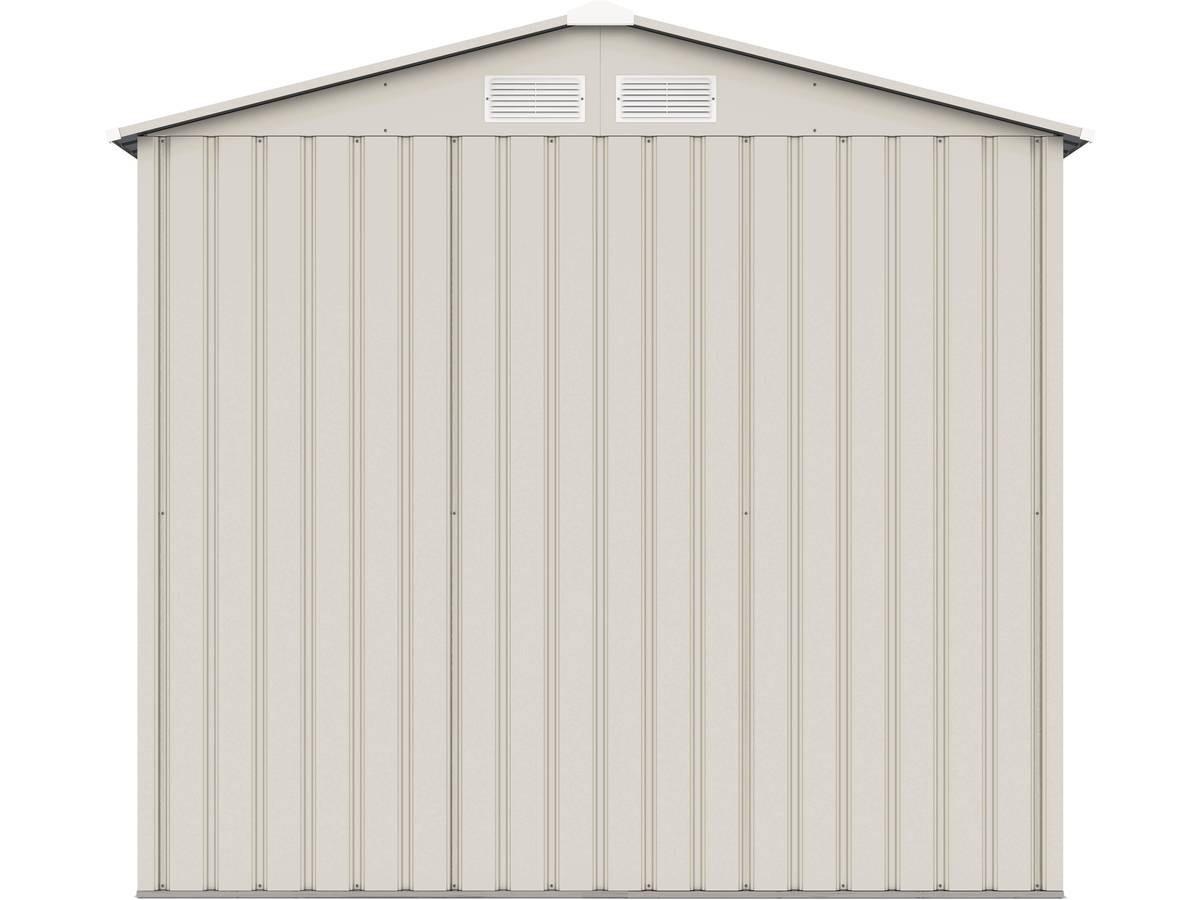 METALL-GARTENHAUS nebraska beige - Beige, Metall (213/195/127cm) - Habitat Garten