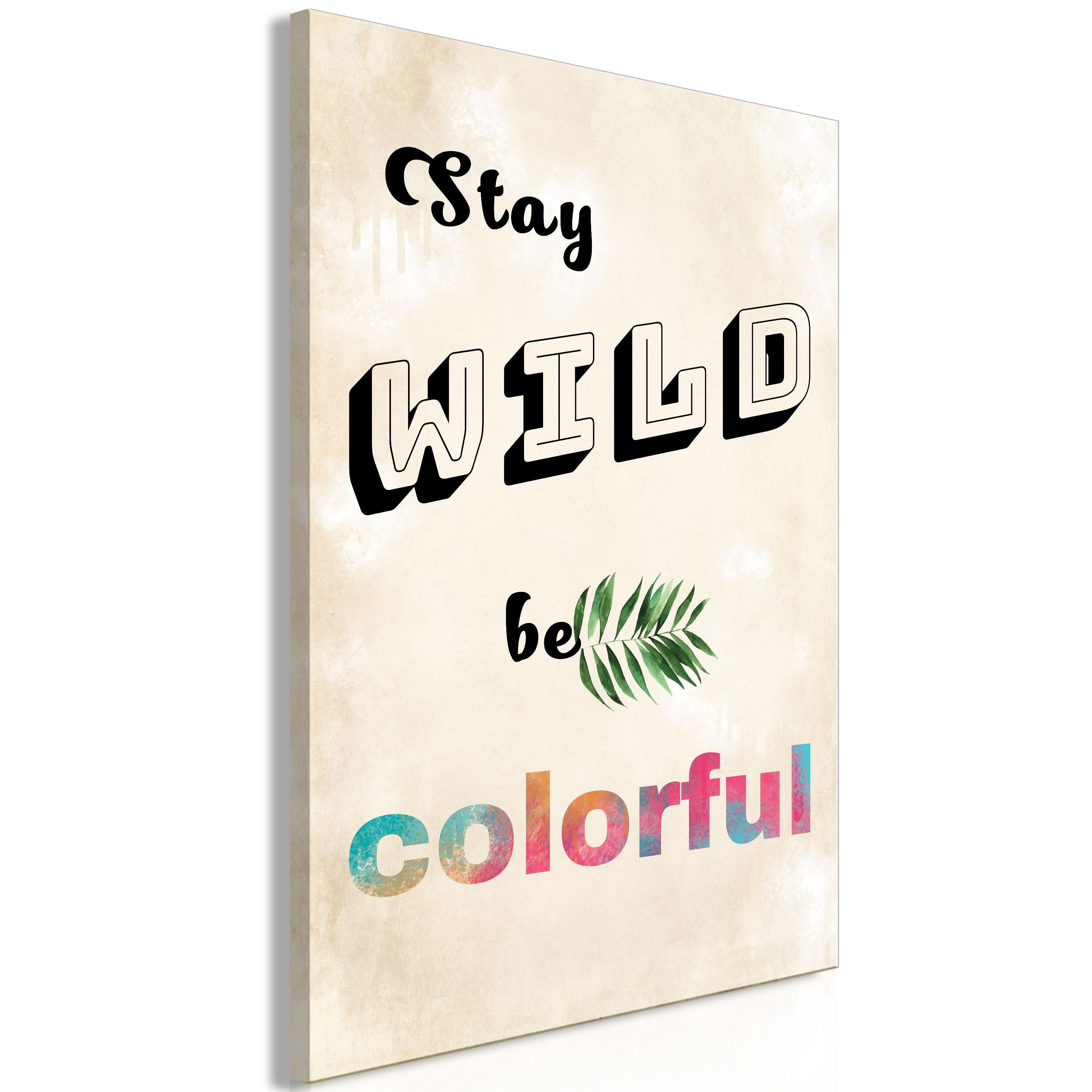 KUNSTDRUCK Bunt 40/60 cm - Multicolor, Textil (40/60cm) - KUNSTLOFT