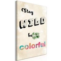 KUNSTDRUCK Bunt 60/90 cm - Multicolor, Textil (60/90cm) - KUNSTLOFT