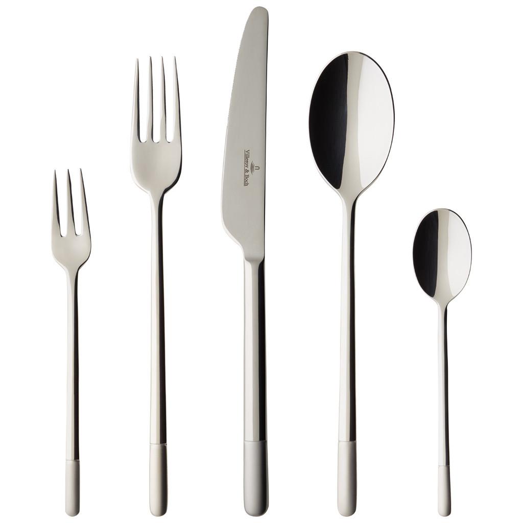 TAFELBESTECK Ella silber 30-tlg. - Silberfarben, Metall - Villeroy & Boch