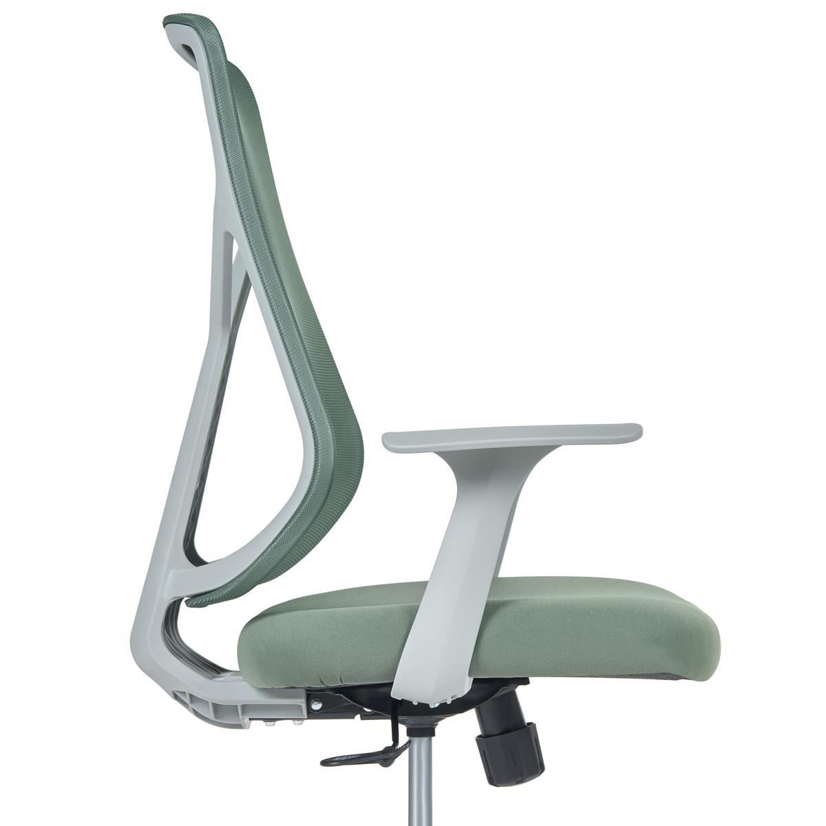 BÜROSTUHL Grün Nuviner - Grün, Textil (60/109/60cm) - Beliani