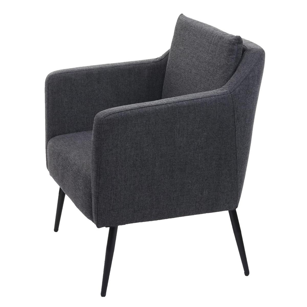 RELAXSESSEL H93A Anthrazit - Dunkelgrau/Anthrazit, Textil (70/92/70cm) - MCW