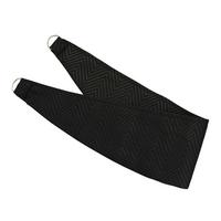 RAFFHALTER Fischgrät 2er-Set - Schwarz, Textil (13/66cm) - Homescapes