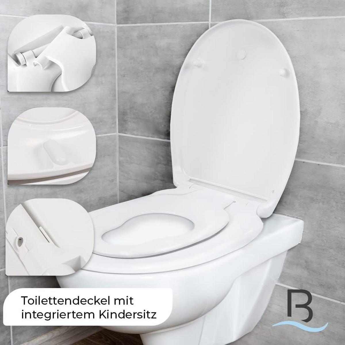 FAMILIENTOILETTENSIZT - Weiß, Kunststoff (37/5/44cm) - Bath4U